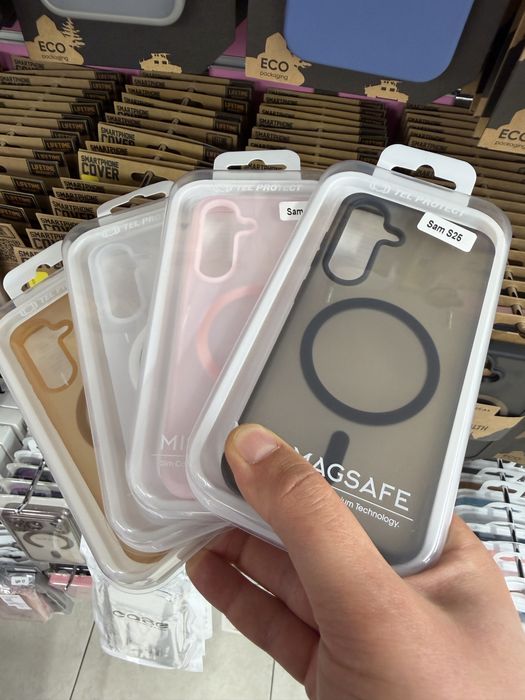 Samsung Galaxy S25 матиран Magsafe кейс