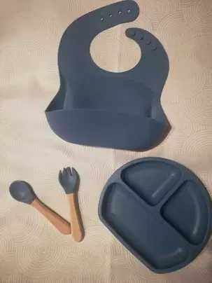 Baby set / Силиконов комплект за хранене за деца/НОВ