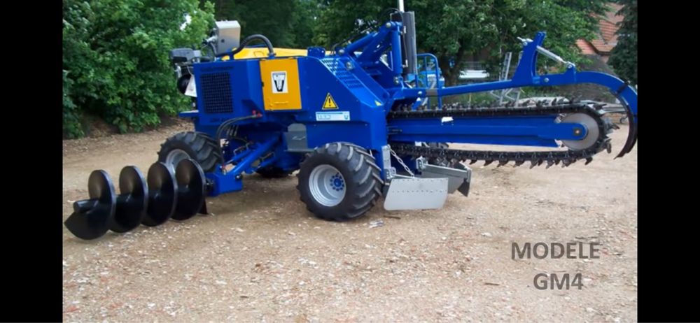 Prestam servicii sapat santuri cu trencher LIBA GM 4