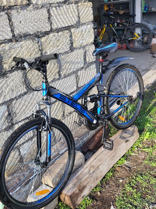 Скоростной велосипед stels focus 26 синий