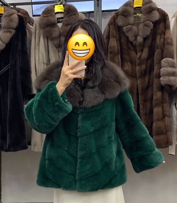 Норковая шуба из соболя