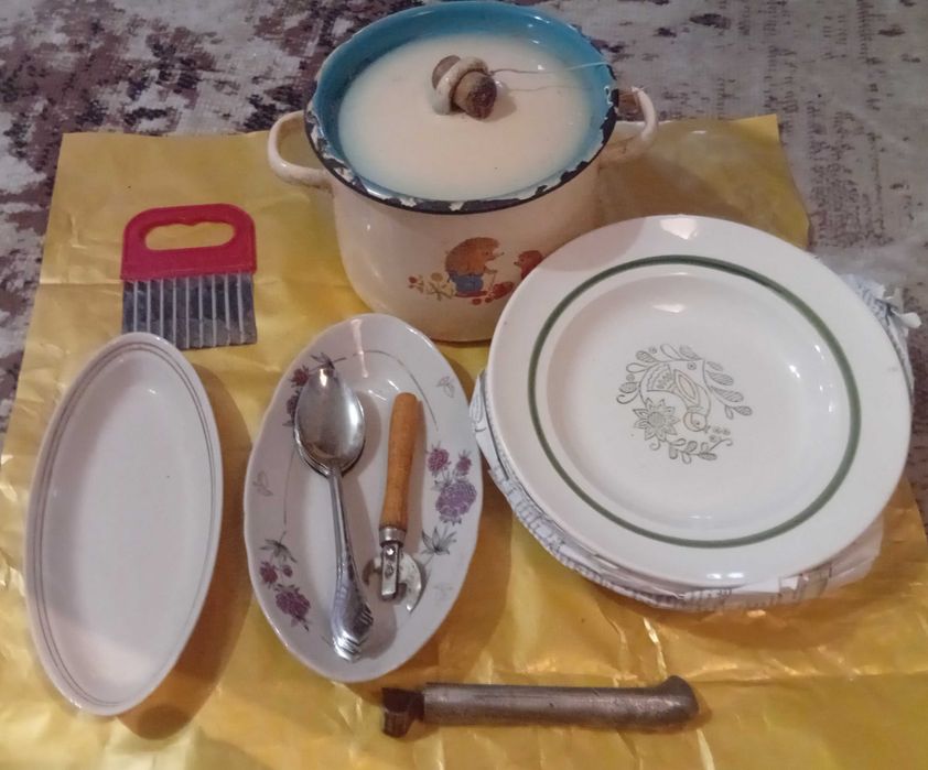 Посуда на дачу, пикник, на природу..