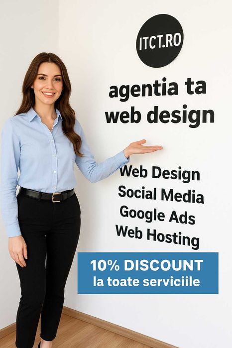 Firma web design - Creare pagini web - Magazin online - Promovare site