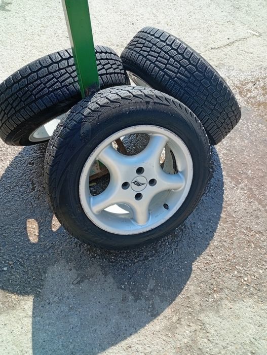 Jante aliaj cu cauciucuri 4x100 R15