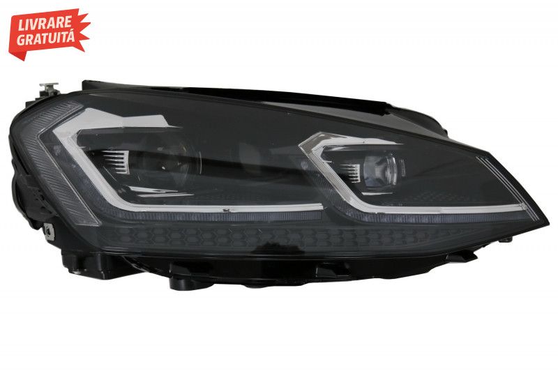 Bara Fata cu Faruri LED Bi-Xenon Look cu Semnal Dinamic VW Golf VII 7