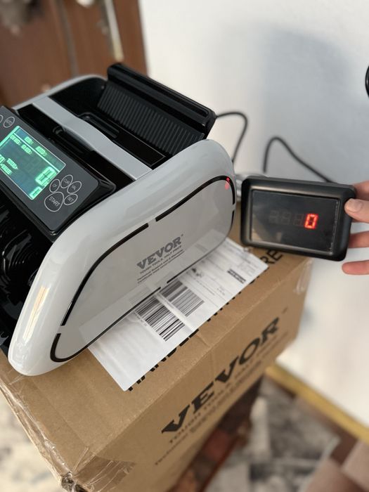 Професионален брояч на банкноти VEVOR с детекция на фалшиви пари