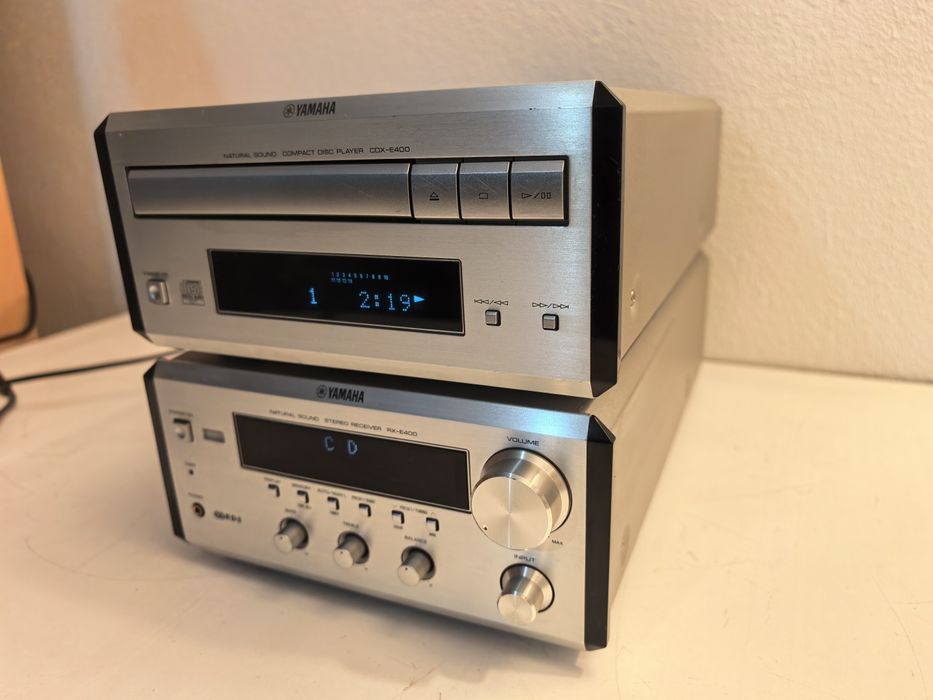 Amplificator Yamaha RX E400 si CDX E400 amplituner iesire subwoofer optical statie