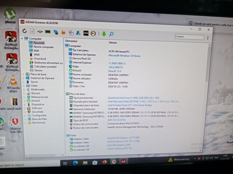 Vând PC  bun pentru gaming sau birou