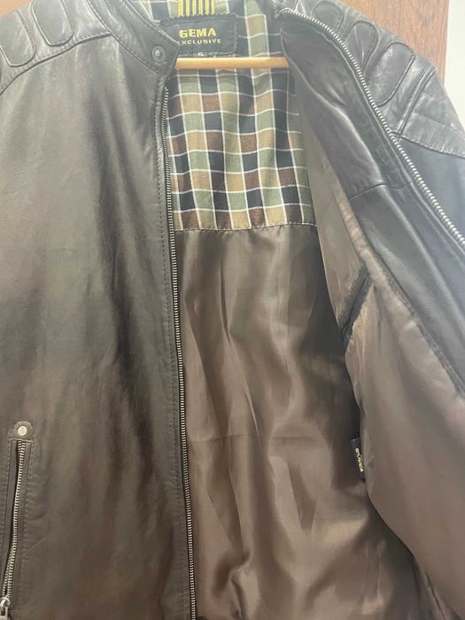 Мъжко късо кожено яке ZARA