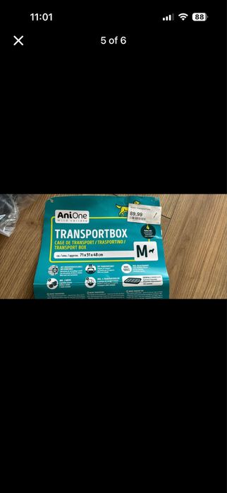 Transport box pentru animale până la 18 kg