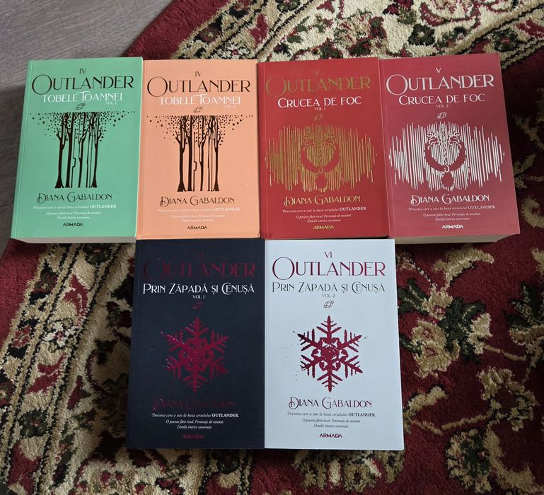 Outlander - Diana Gabaldon - 6 volume, noi, impecabile
