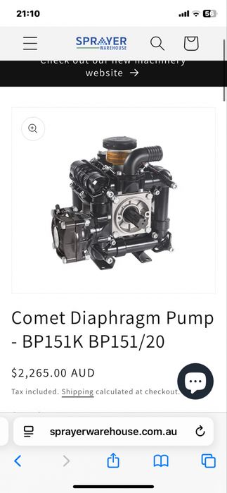 Помпа Comet BP151/20