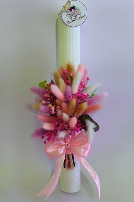 Lumanare botez, personalizata în funcție de tematică