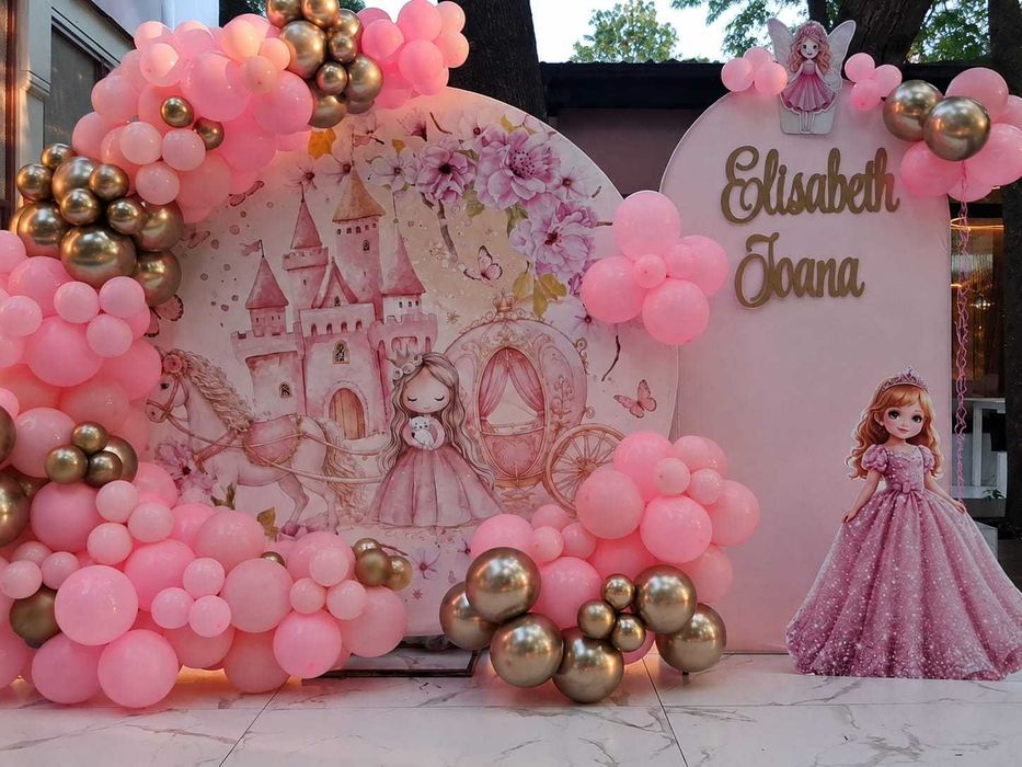 Arcada baloane botez Decor baloane Panou foto Gender reveal /aniversare heliu DECOR BALOANE MAJORAT