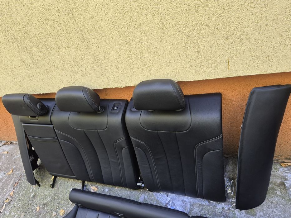 Interior piele neagra complet BMW G31 touring full electric cu memorii