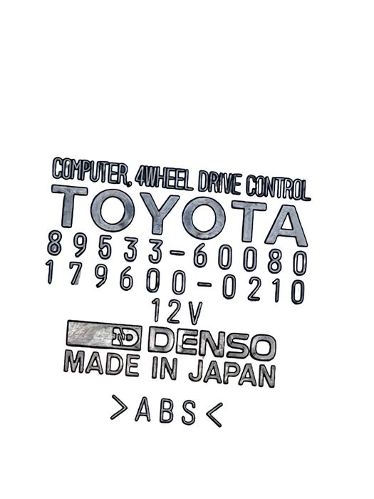 Modul De Control Diferential Toyota Land Cruiser 90 _J9_ 1995 -> 89533-60080