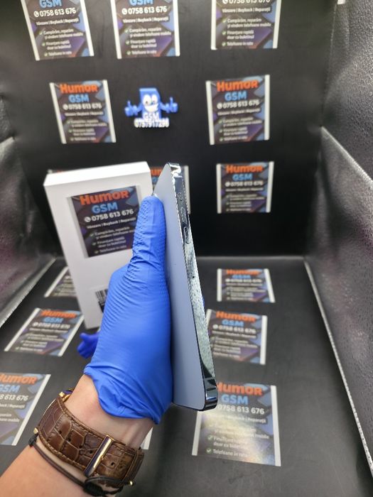 iPhone 13 Pro Max / Sierra Blue / 128GB / 100 % / Garantie / Rate