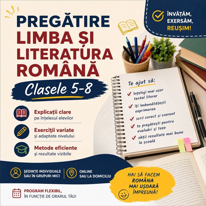 Meditații Limba Română clasele 5-8