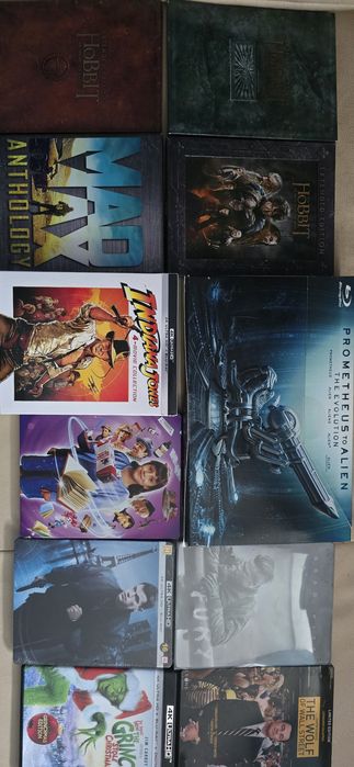 Filme blu-ray steelbook și 4k