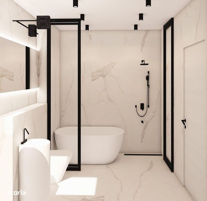 Casa noua , D+P+E+M, cu 5 camere, garaj dublu, in Dambu Rotund!