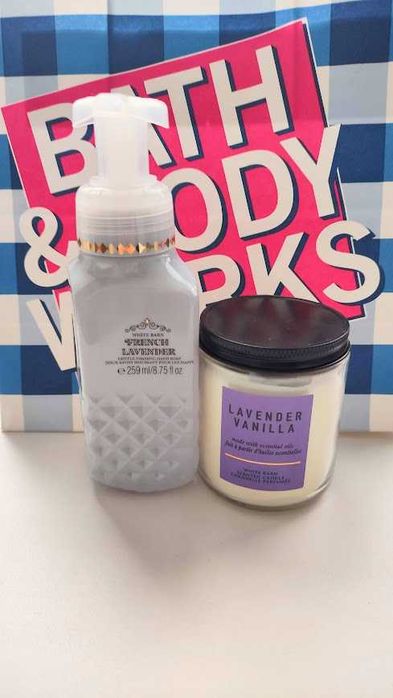 Bath and Body Works комплекти лосиони,свещи, дезинфектанти, сапуни