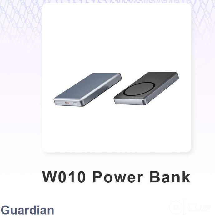 Магнитный Power Bank Guardian MagSafe W010 PD 20W 10000 mAh