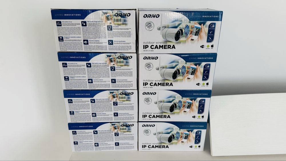 Camere de supraveghere video IP-Orno - 8 Bucati noi