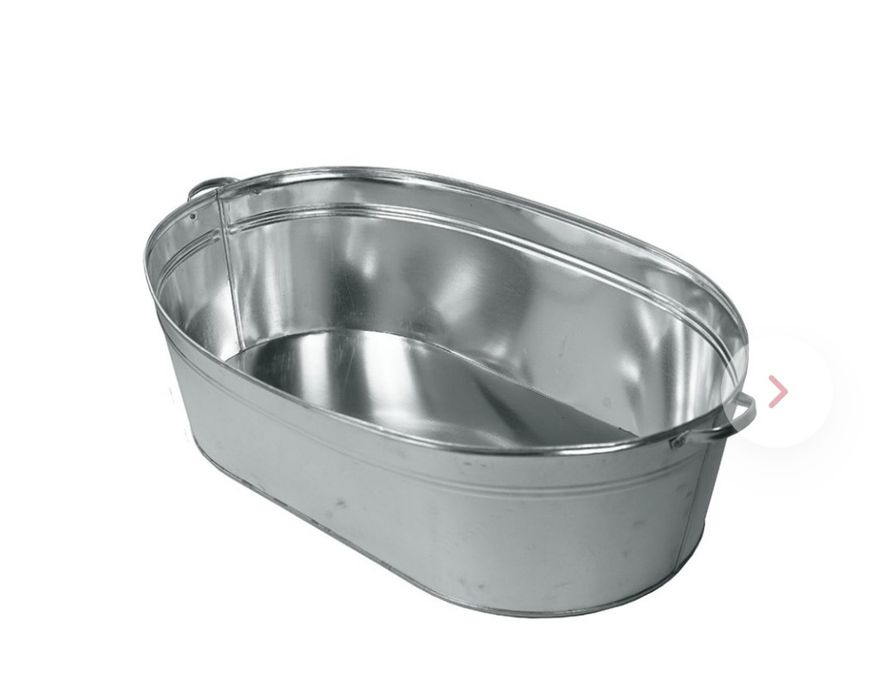 Cadă tablă galvanizată - Nouă - 100 litrii