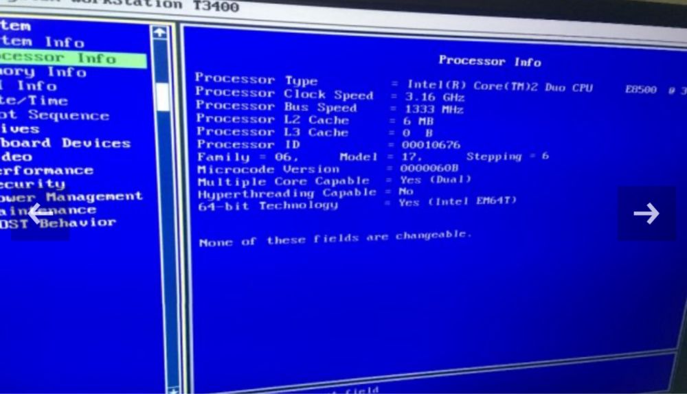 На части Настолен компютър Dell T3400