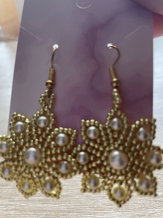 Cercei handmade din margele