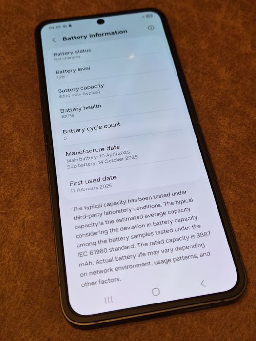 Samsung Z Flip 6 NOU black 256