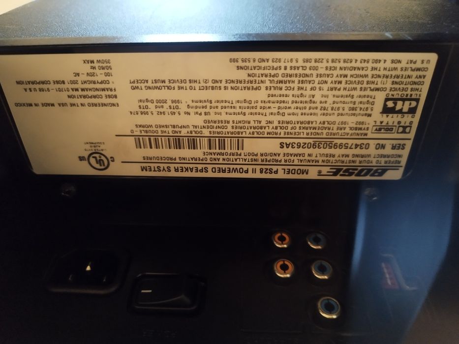 Bose AV18/28/ PS28II Powered speaker system