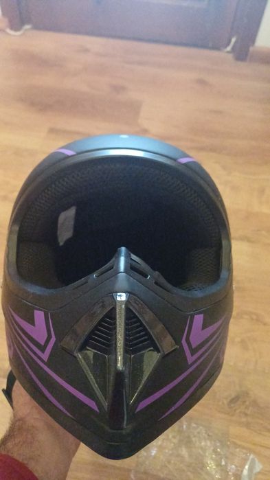 Casca moto,off-road, biciclete,enduro cu:ochelari, mănuși si cagula