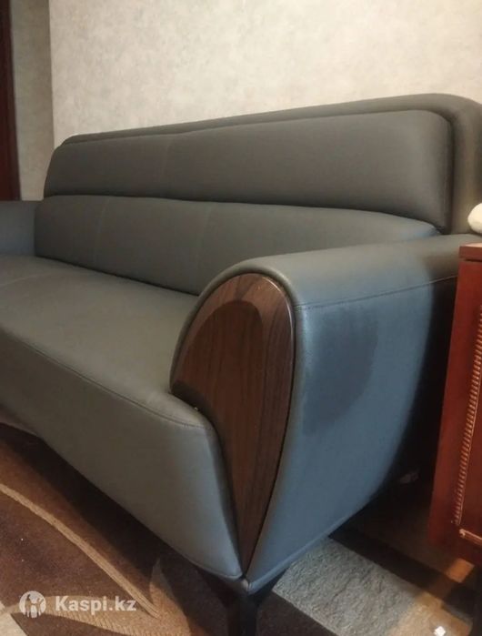 Кожаные офисные диван