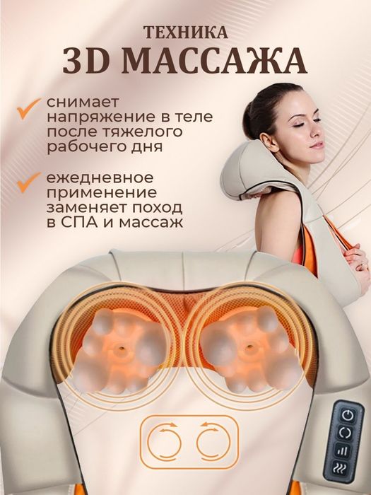Массажёр электрический для шея,тела в спину
