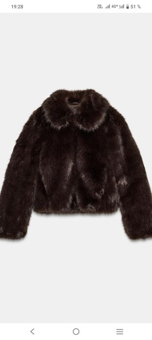 шуба от ZARA новый размер S