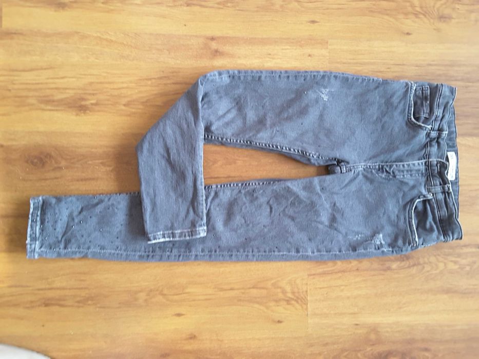 Дънки за момиче с коригиращ ластик 11-12 год-152 см/ЗАРА