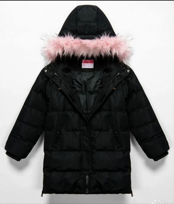 Зимняя куртка/пуховик для девочки 146 см