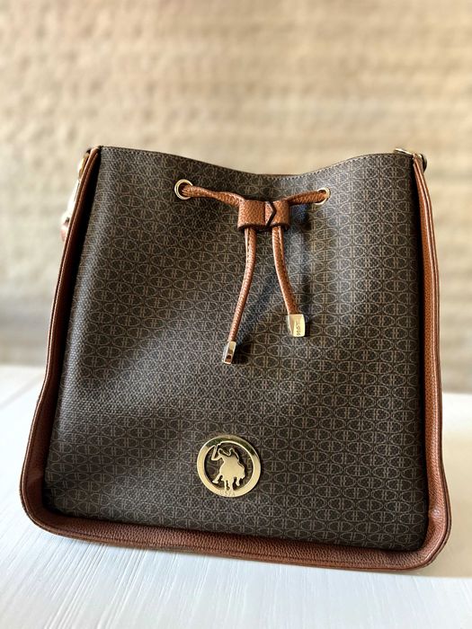 Дамска кафява чанта U.S Polo Assn