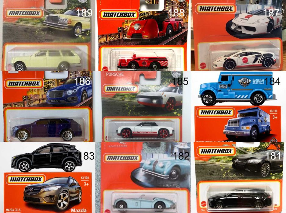 Метални колички Мачбокс Matchbox от различни години в мащаб 1:64 Част2