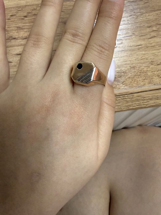 Мужская золото печатка