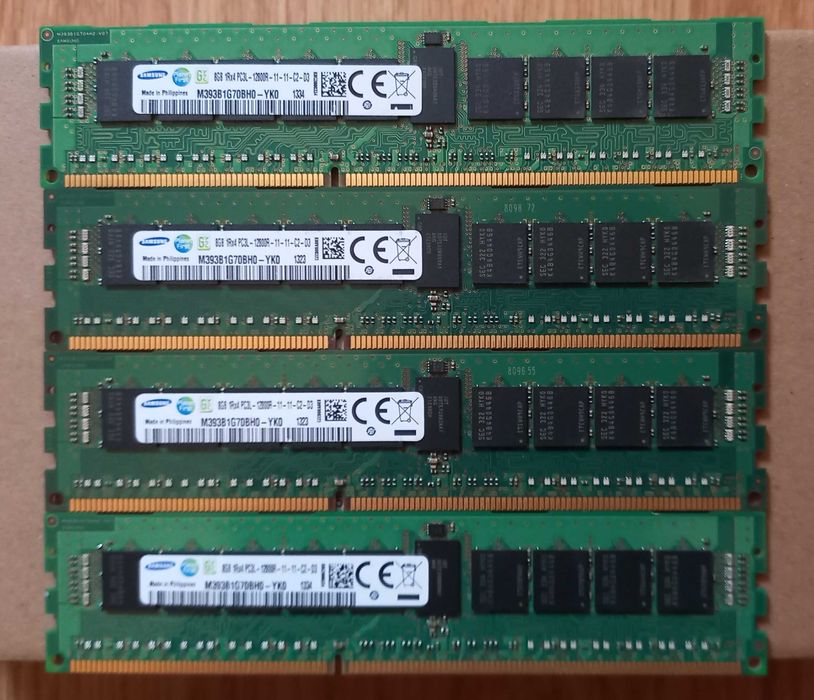 KIT 32GB Lot 4x8GB DDR3 ECC Reg Ram server workstation 12800R HP MAC