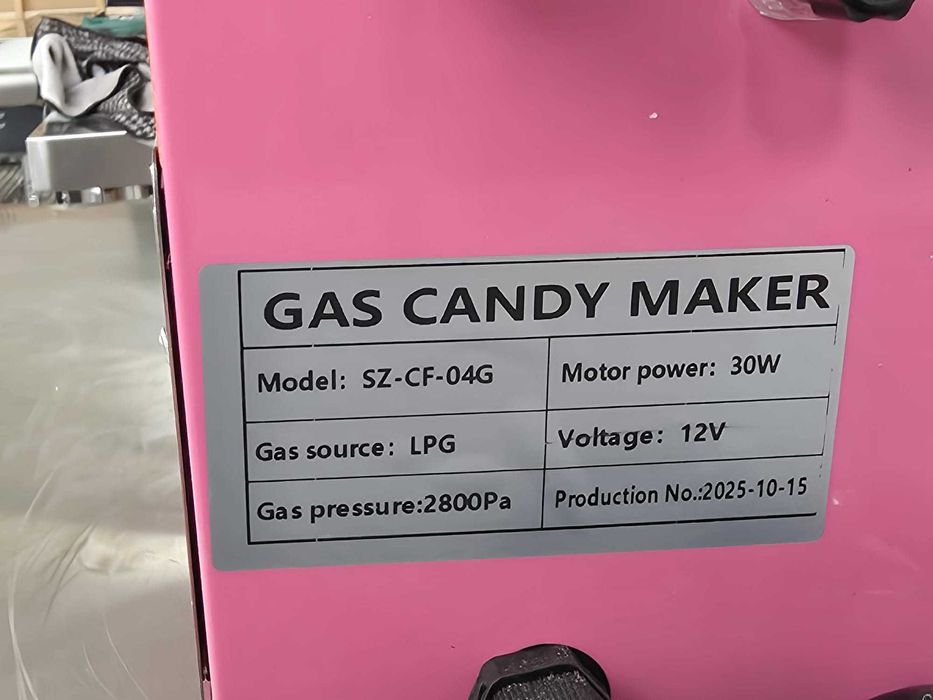 Aparat electric vata zahar cuva 70cm gaz 220V 12V- Transport Gratuit