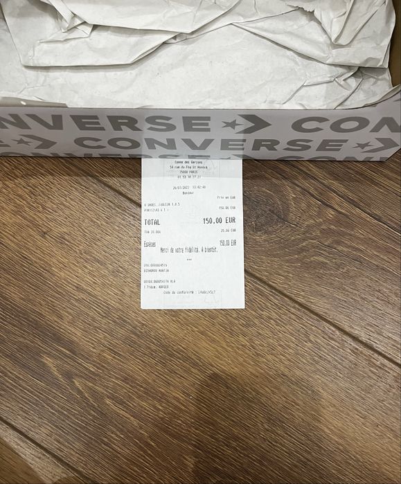 COMME des GARÇONS Converse