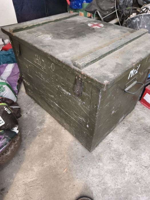 Lada militara de lemn Nr 2 85x55x60 interior