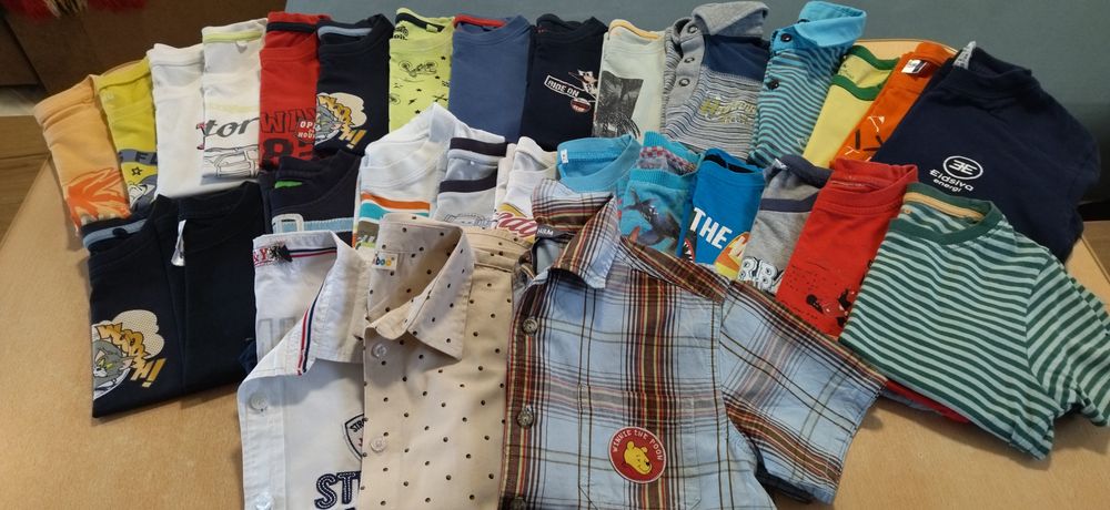 Детски тениски, ризки, потници, тънки блузки, анораци