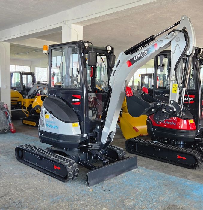 Excavator Lubeck W255~ 2.5ton NOU~ Garantie 2 ani~Factura Externa fara Tva