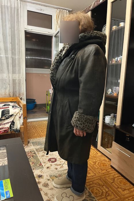 Дамска кожена шуба