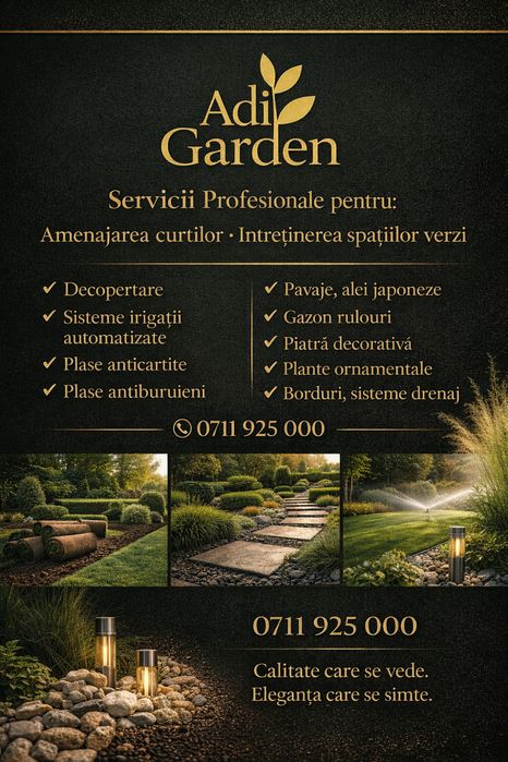 Amenajări spații verzi