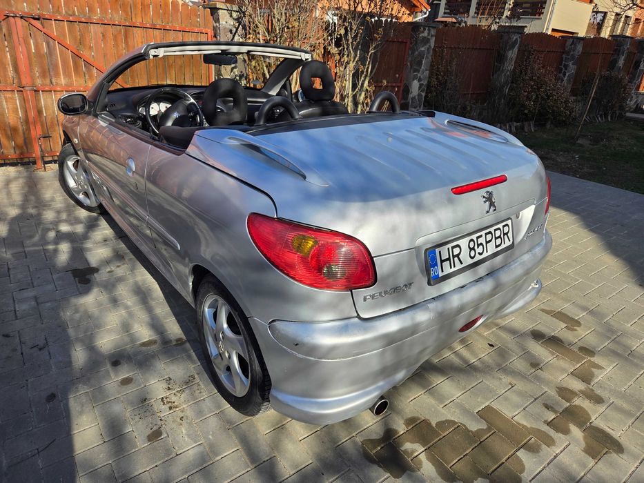 Peugeot 206 cc, 1.6 benzina, decapotabila